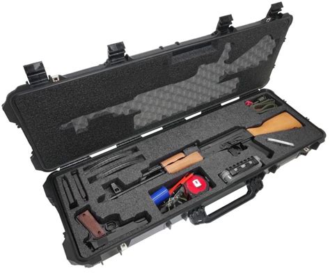 Case Club Waterproof AK-47 Rifle Case with Silica Gel & Accessory Box