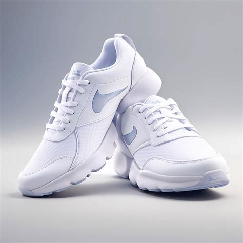 Premium AI Image | White sports shoes