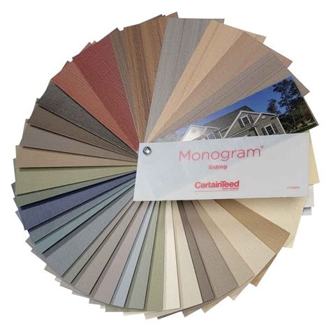 CertainTeed Monogram Vinyl Siding Color Sample Swatch Alside Vinyl Siding, Exterior Vinyl Siding ...