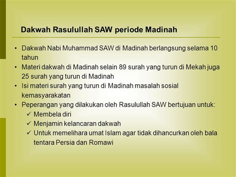 Dakwah Nabi Muhammad Di Madinah – newstempo