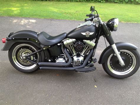 2011 Harley-Davidson® FLSTFB Softail® Fat Boy® Lo (Black Denim), Bristol, Connecticut (363376 ...