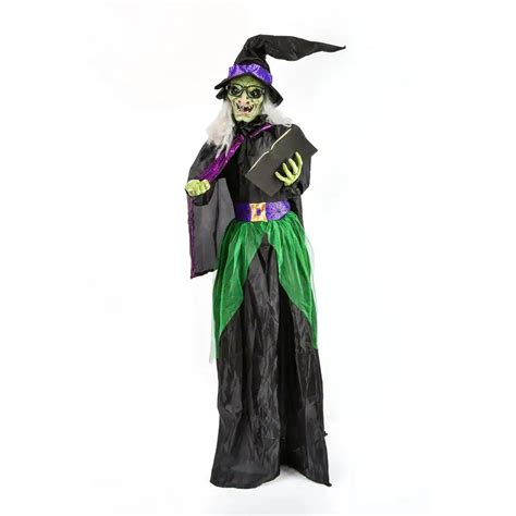 72 in. Animated Halloween Wicked Witch, Sound Activated