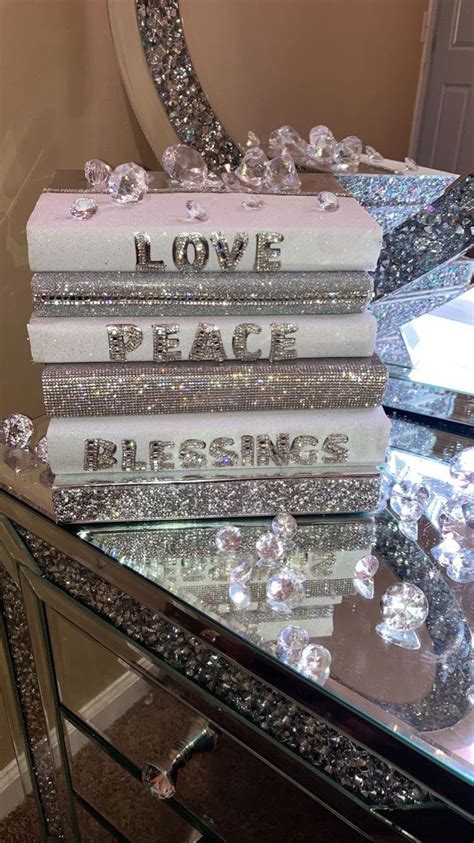 Bling Decor Bling Book Glam Decor Coffee Table Decor Glam - Etsy