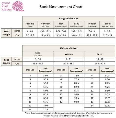 Knit Sock Size Chart | SexiezPicz Web Porn