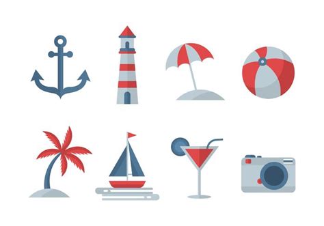 Free Beach Vector Icons 143999 Vector Art at Vecteezy