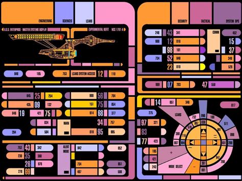 Star Trek The Next Generation's LCARS UI | interface | Pinterest