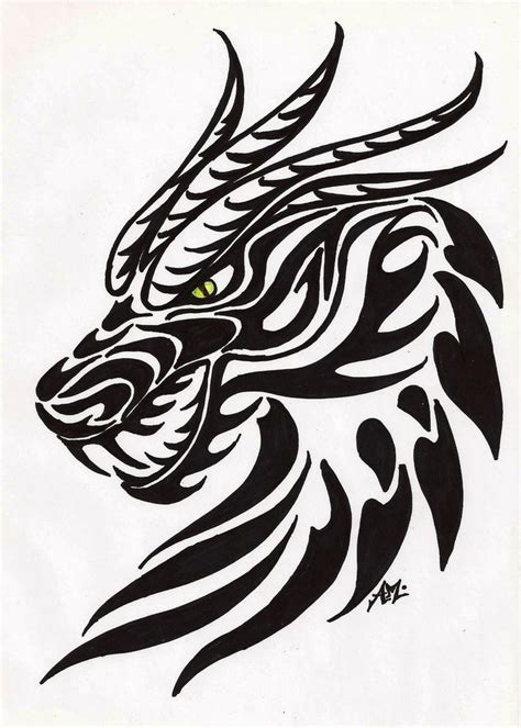 29 best Dragon Tattoo Stencils images on Pinterest | Dragon tattoos, Dragon tattoo designs and ...