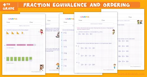 Math Worksheets For 4th Grade Equivalent Fractions [PORTABLE]