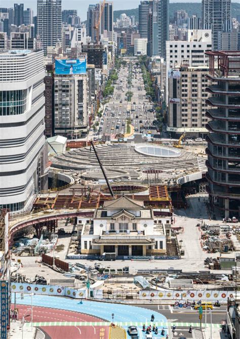 mecanoo's verdant mobility hub carves the urban fabric of kaohsiung