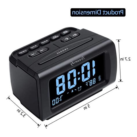 DreamSky Decent Alarm Clock Radio with FM, USB