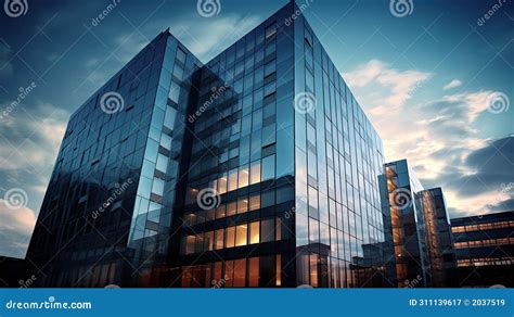 Historic Architecture Hotel Building Stock Illustration - Illustration ...