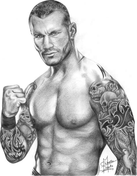 Randy Orton Pencil Drawing by Chirantha on DeviantArt