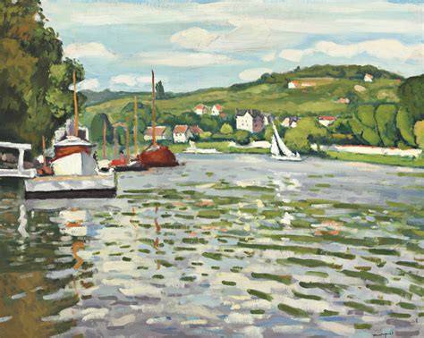 Albert Marquet (1875-1947) , Bateaux à Triel | Christie's