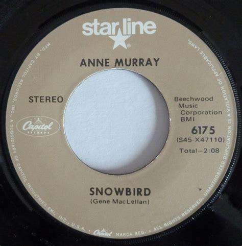 Anne Murray – Snowbird / Put Your Hand In The Hand (Vinyl) - Discogs