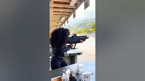 Girls first time at the gun range 🔫 - YouTube