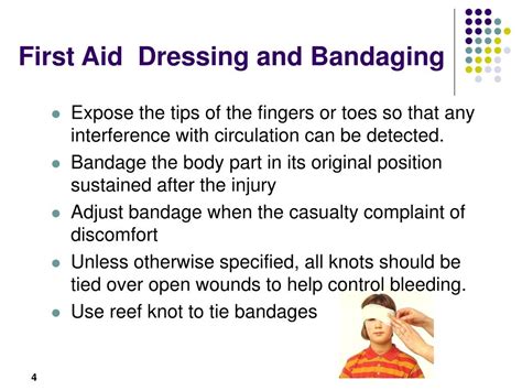 PPT - First Aid Dressing and Bandaging PowerPoint Presentation, free ...