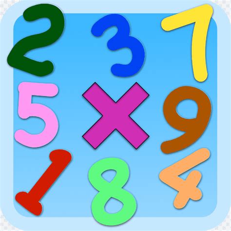 Multiplication table Number, maths, furniture, text, number png | PNGWing