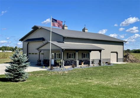 44x64 Pole Barn in Peru, Indiana - K. Graber Construction