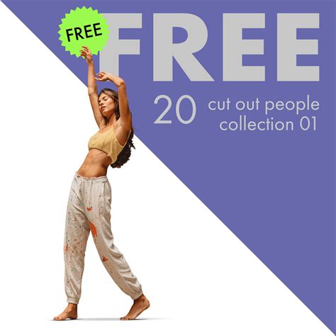 FREE cut out people collection 01 | FRONT | Online 3D Model Library