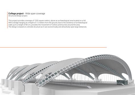 Wide span coverage - Structural design :: Behance