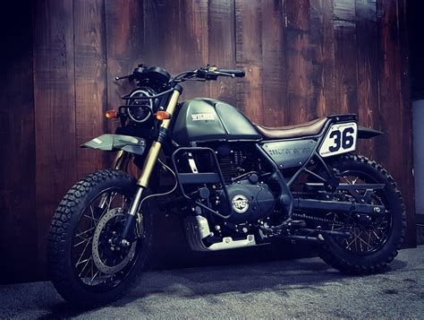 Royal Enfield Himalayan modified into a scrambler 'Wilder' by Bulleteer Customs