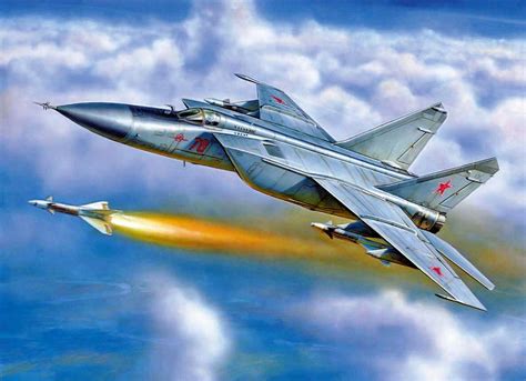 MiG-25 FoxBat Aircraft Art, Aviation Art, Military Art, Military Aircraft, Box Art, Warfare ...
