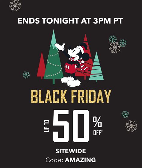 Just HOURS LEFT for Black Friday Savings - shopDisney | Disney store Email Archive