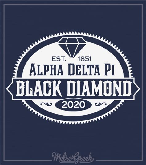 6025 Alpha Delta Pi Black Diamond | Metro Greek