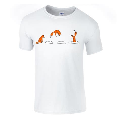 Jumping fox men t-shirt – ARTsy clothing