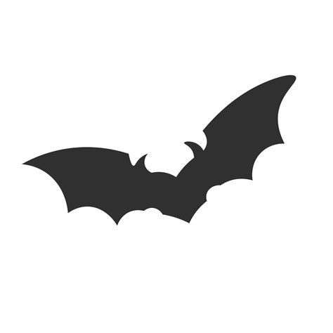 Black bat silhouette for Halloween design. 11450097 Vector Art at Vecteezy