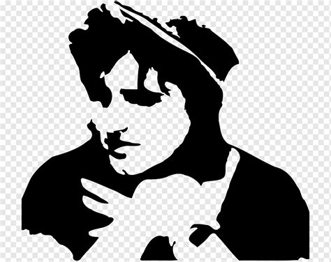 Drawing Black, contrast, monochrome, fictional Character, silhouette png | PNGWing