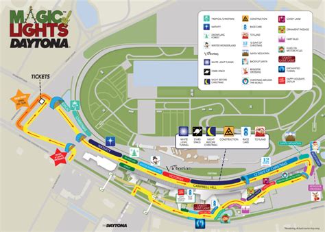 Daytona Road Course Map