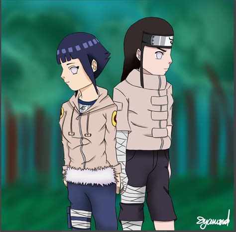 Hinata and Neji Hyuga by DiamondMakesDiamonds on DeviantArt