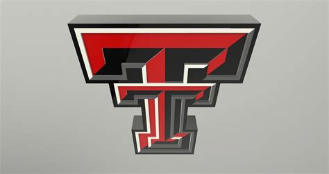 Texas Tech University Logo free 3D model | CGTrader