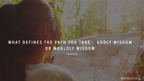 The Book of James – Two Kinds of Wisdom – The Faithfood Blog