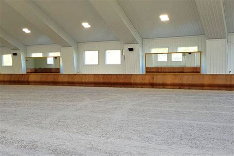 riding mirrors & kick walls | Equestrian facilities, Riding arenas, Indoor arena