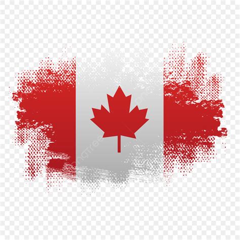 Grunge Brush Strokes Vector Hd PNG Images, Grunge Canada Flag Brush Stroke Transparent Png ...