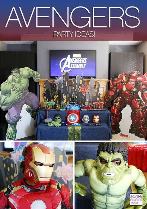 MARVEL Avengers Party Ideas! - Soiree Event Design