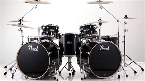 Pearl Export Double Bass - Acoustic Drum Set 7 Piece