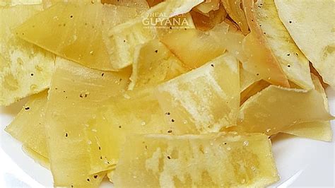 Breadfruit Chips, step by step Video Recipe II Real Nice Guyana - YouTube