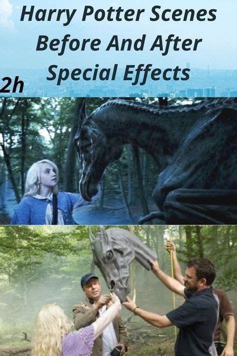 harry potter scenes before and after special effects