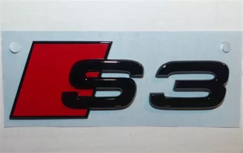 ORIGINAL AUDI S3 lettering emblem logo self-adhesive - 8P0853735 2ZZ £ ...