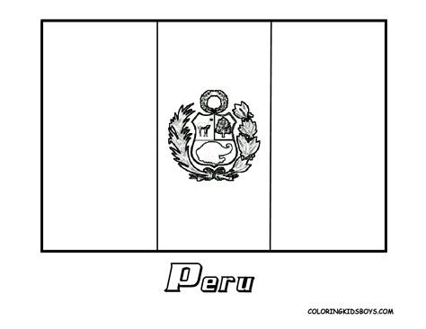 Download or print this amazing coloring page: Peru Flag Coloring Sheet ...