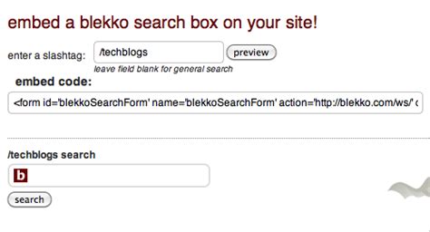 Blekko Now Offers 'Blekkogear' Publisher Tools: Badges, Widgets, And ...