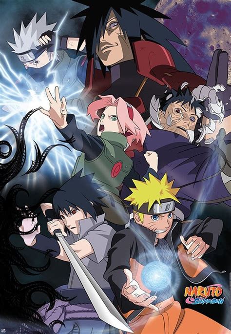 Poster Naruto Shippuden - Group Ninja War | Wall Art | 3+1 FREE | UKposters