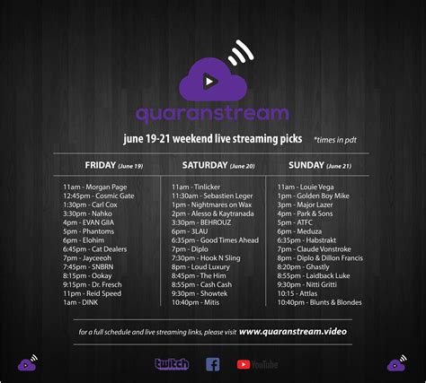 Top Livestreaming DJ Sets for This Weekend (June 19-21) : r/atlantaedm