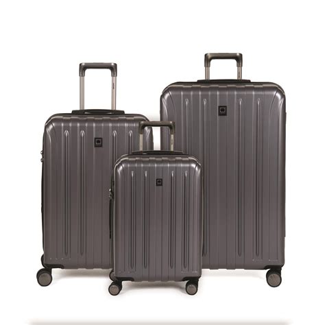 DELSEY - Delsey Paris Titanium 3-Piece Hardside Luggage Set (21" Carry ...