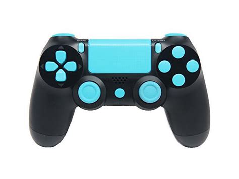 Ps4 Black with Light Blue Buttons Rapid Fire Modded Controller - Newegg.com