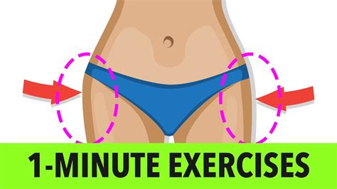 1-Minute Hip Dips Exercises: Add Curves And Build Your Hips - YouTube