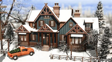 Rustic Familiar House – NO CC Sims 4 Mod - ModsHost